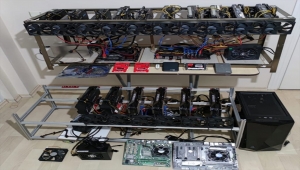 Tokat'ta kaçak getirdiği cihazlarla kripto para üreten kişi yakalandı