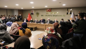 Adalet Bakanı Gül, Erzurum'da AK Parti İl Başkanlığında konuştu:
