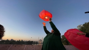 Adana'da nakil bekleyen hastalar için dilek fenerleri uçuruldu