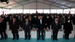 Bakan Kurum, Ağrı Hayvancılık Bölgesi Ahırlar Projesi'nin temel atma töreninde konuştu: