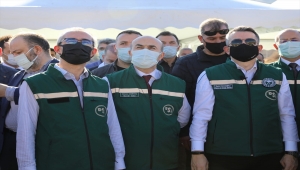 Bakan Pakdemirli, Ilısu Prof. Dr. Veysel Eroğlu Barajı'nda incelemelerde bulundu