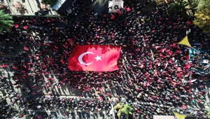 Bingöl'de İYİ Partili Türkkan'a tepki için "Şehide Saygı" mitingi