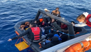 Bodrum'da 44 düzensiz göçmen kurtarıldı