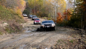 Bolu'da gazeteciler off-road gezisiyle adrenalin heyecanı yaşadı