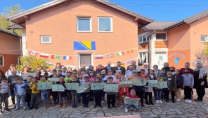 Bosna Hersek'teki öğrencilere Türk el sanatları öğretildi