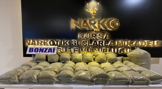 Bursa'da 58 kilogram sentetik uyuşturucu ele geçirildi