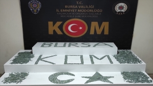 Bursa'da bir araçta 3 bin sikke ele geçirildi
