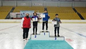 Buz Pateni Short Track Federasyon Kupası-3 müsabakaları, Kocaeli'de yapıldı