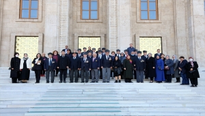 Çerkezköylü gazilerden TBMM'ye ziyaret