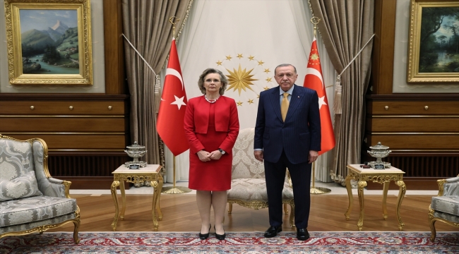 Cumhurbaşkanı Erdoğan AGİTPA Başkanı Cederfeld'i kabul etti