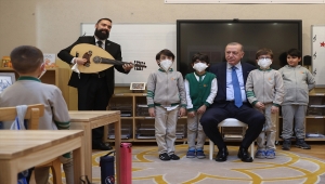 Cumhurbaşkanı Erdoğan, Palet Türk Müziği İlkokulu'nun açılışını gerçekleştirdi