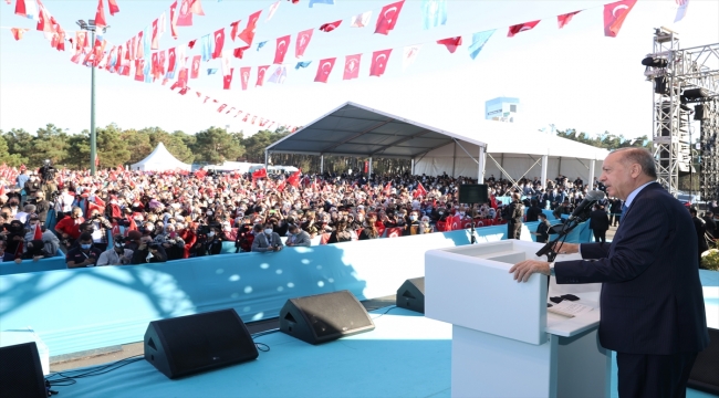 Cumhurbaşkanı Erdoğan, Ümraniye Millet Bahçesi Açılış Töreni'ne katıldı: (1)
