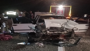 Elazığ'da tıra arkadan çarpan otomobilin sürücüsü ve eşi öldü