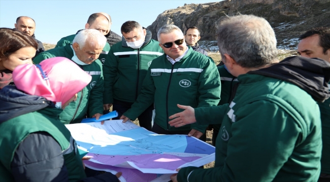 Erzurum'daki Pasinler Ovası'nı sulayacak baraj için saha incelemesi yapıldı