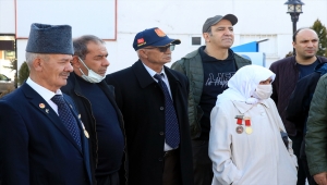 Erzurum ve Kars'ta şehit yakınları ve gazilerden İYİ Partili Türkkan'a tepki