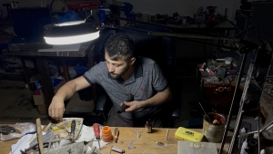 Filistinli Tarık "Made in Palestine" damgalı klarnetleriyle ülkesinin adını dünyaya duyurmak istiyor