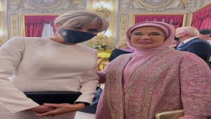 G-20 Liderler Zirvesi'nde Türkiye- Fransa arasında "First Lady" diplomasisi