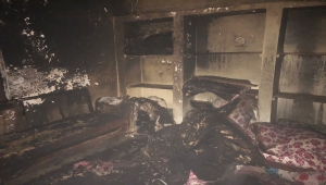 Gaziantep'te evini yakan oğlundan kaçarak komşusuna sığınan kadın yaşamını yitirdi