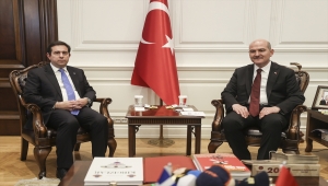 İçişleri Bakanı Soylu, Yunanistan Göç ve İltica Bakanı Mitarakis ile görüştü