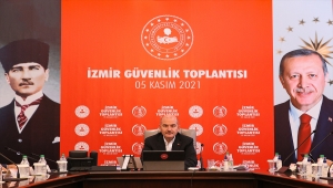 İçişleri Bakanı Süleyman Soylu, İzmir'de güvenlik toplantısına katıldı 