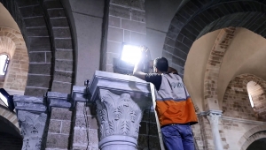 İnsana Değer Veren Dernekler Federasyonu, Gazze'deki Büyük Ömer Camii'ni aydınlattı