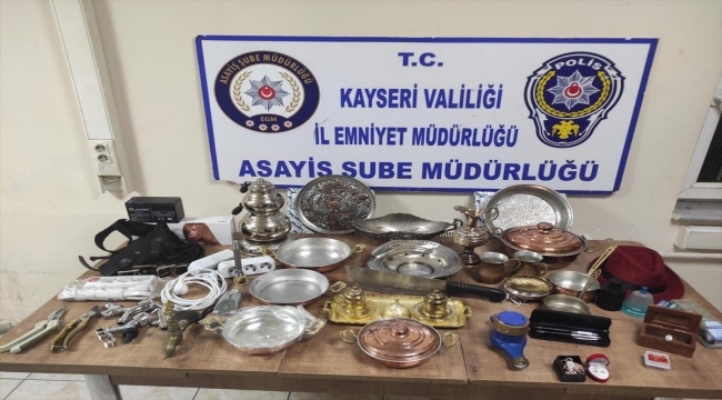Kayseri'de hırsızlık operasyonu: 6 kişi yakalandı