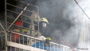 Kayseri'de yangın çıkan ev kullanılamaz hale geldi