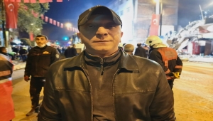 Malatya'da çöken binada kurtarmaya destek veren gönüllü İrfan Tunay: