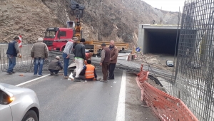 Malatya'da tünel inşaatındaki iş kazasında 3 işçi yaralandı