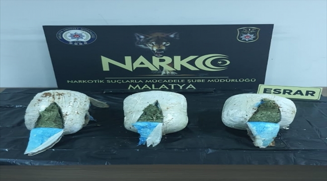 Malatya'da uyuşturucu operasyonunda 1 şüpheli gözaltına alındı