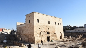 Mardin'de tarihi Nisibis Akademisi Mor Yakup Kilisesi'nin belgeseli çekiliyor 