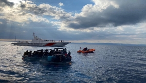 Marmaris'te 142 düzensiz göçmen kurtarıldı