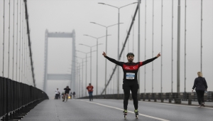 Masailer İstanbul Maratonu'nda Afrika'daki su sorununa dikkati çekti