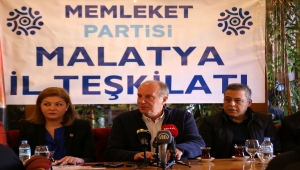 Memleket Partisi Genel Başkanı İnce, Malatya'da gazetecilerle bir araya geldi: