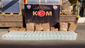 Mersin'de 900 litre etil alkol ele geçirildi