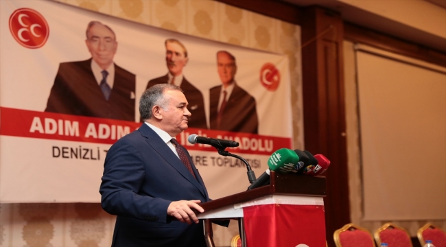 MHP'li Akçay, Denizli'de "Adım Adım 2023, İl İl Anadolu" Toplantısı'nda konuştu:
