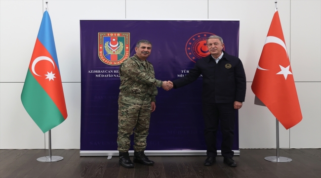 Milli Savunma Bakanı Akar, Azerbaycan basınının sorularını yanıtladı: