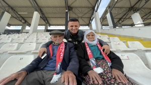 Nazilli Belediyesporlu futbolcuya ''nine-dede'' desteği