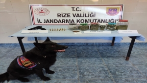 Rize'de 4,5 kilogram kubar esrar ele geçirildi