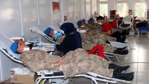 Safranbolu'da 714 Mehmetçik kan bağışı yaptı