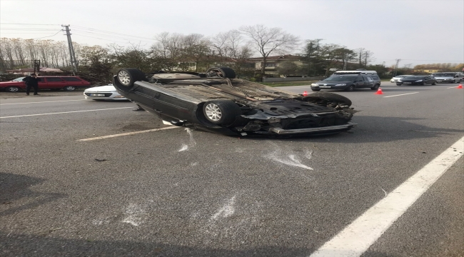 Samsun'da iki otomobilin çarpıştığı kazada 1 kişi öldü, 1 kişi yaralandı