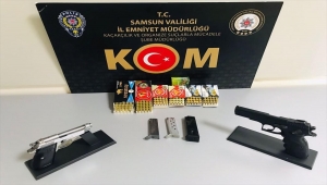 Samsun'da silah kaçakçılığı operasyonunda 3 şüpheli yakalandı