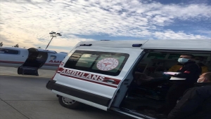 Siirt'te böbrek yetmezliği bulunan çocuk ambulans uçakla Ankara'ya sevk edildi