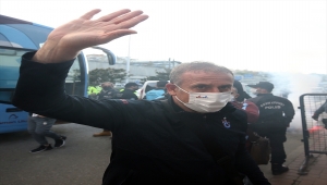 Trabzonspor kafilesi, İstanbul'a gitti