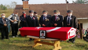 Zonguldak'ta vefat eden Kıbrıs gazisi toprağa verildi
