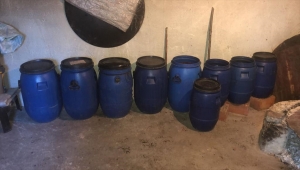 Amasya'da 500 litre sahte içki ele geçirildi