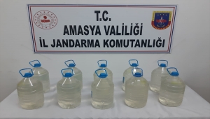 Amasya'da uyuşturucu ve sahte alkol operasyonunda 2 zanlı yakalandı