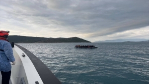 Aydın açıklarında 36 düzensiz göçmen kurtarıldı