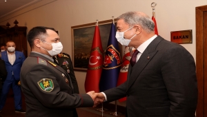 Bakan Akar, Özbekistan Genelkurmay Başkanı Khalmukamedov'u kabul etti
