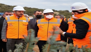 Bakan Dönmez, Burdur'da maden rehabilitasyon alanında konuştu: